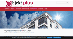 Desktop Screenshot of objektplus.com