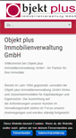 Mobile Screenshot of objektplus.com